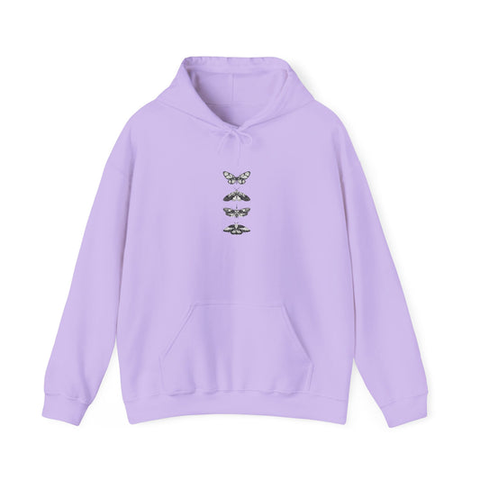 Butterfly Dreams Unisex Hoodie - Lavender Heavy Blend Sweatshirt